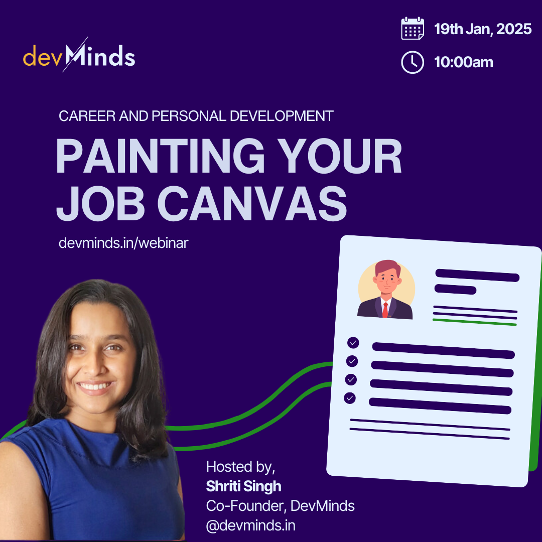 Painting Your Job Canvas, Resume Building Session By Shriti Singh